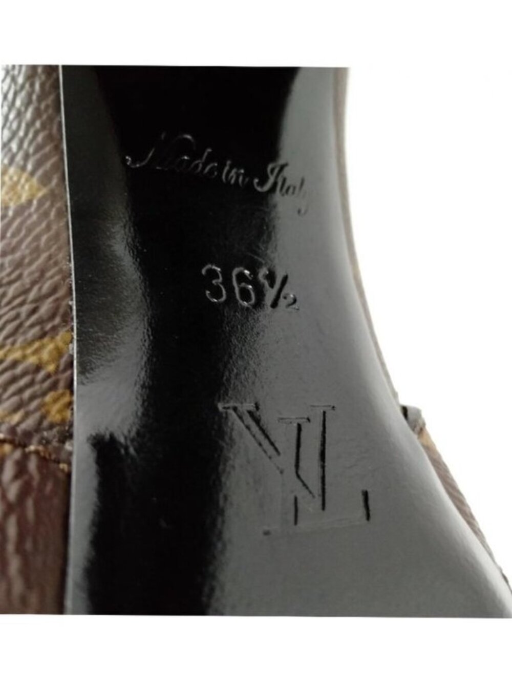 Authentic Louis Vuitton Monogram Star Trail Ankle Boots Black Leather - Picture 8 of 9